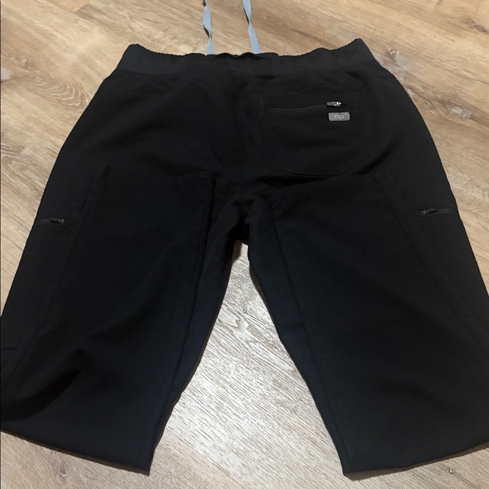 Figs Technical Collection Womans Black Scrub Pants Medium - Picture 3 of 3